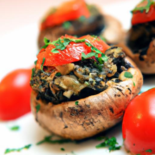 Caprese Stuffed Portobello Mushrooms: A Fresh Twist on Flavor