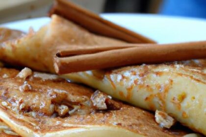 Irresistible Sweet Griddled Pancakes with Cinnamon Nut Filling