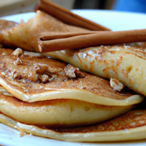 Irresistible Sweet Griddled Pancakes with Cinnamon Nut Filling