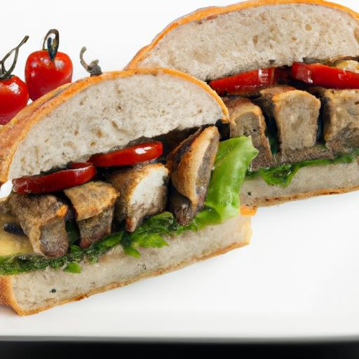 Savor the Flavor: Grilled Portobello Mushroom “Steak” Sandwich