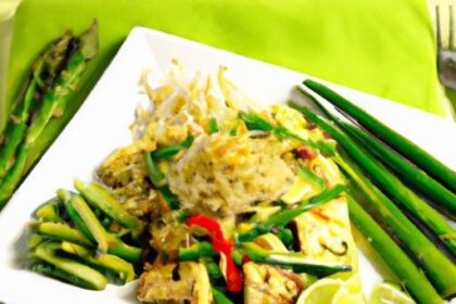 Savor the Flavor: Stir-Fried Chicken Rice Noodles & Veggies