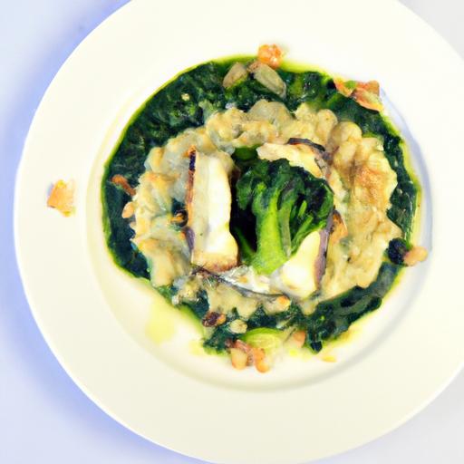 Savor the Sea: Cuttlefish & Spinach Risotto Delight