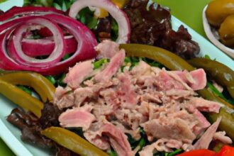 Mediterranean Tuna Salad: Fresh Flavors with Beans & Olives