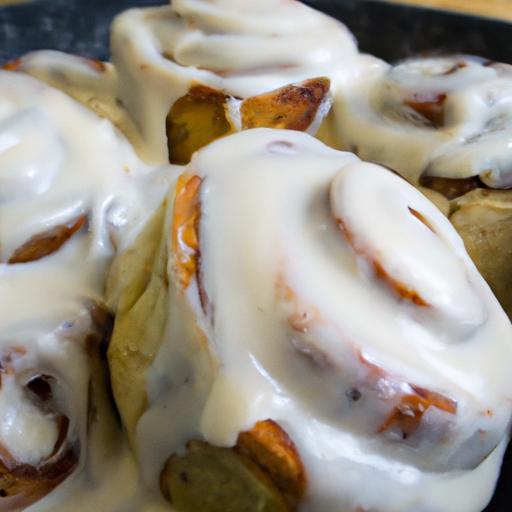 Fluffy Vegan Cinnamon Rolls Drizzled with Creamy Cashew Icing
