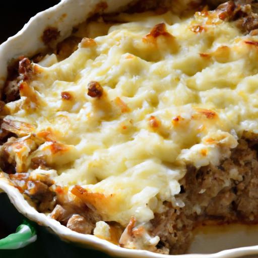 Comfort in a Dish: Creamy Ground Beef & Cauliflower Rice Casserole