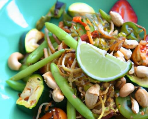 Bold & Zesty: Spicy Peanut Tofu Noodle Salad Recipe