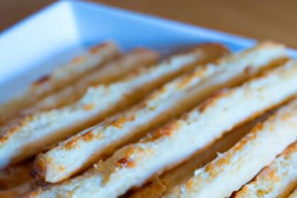 Keto Cheesy Garlic Almond Flour Breadsticks: Low-Carb Delight