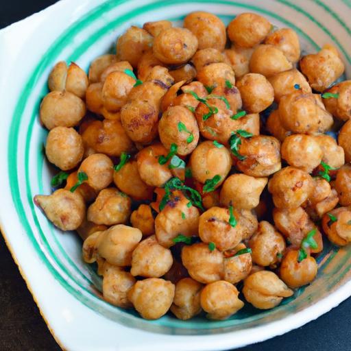 Crunchy Harissa-Spiced Chickpeas: Air Fryer Magic Unveiled