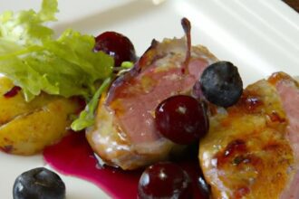 Savor Seared Duck Breast Paired with Lush Cherry Sauce