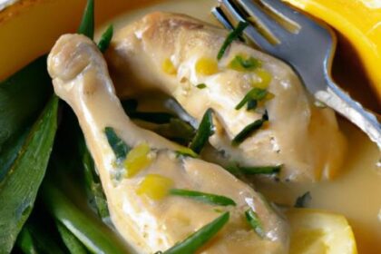 Zesty One-Pan Lemon Rosemary Chicken with Creamy White Beans