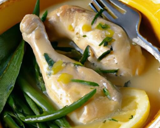 Zesty One-Pan Lemon Rosemary Chicken with Creamy White Beans
