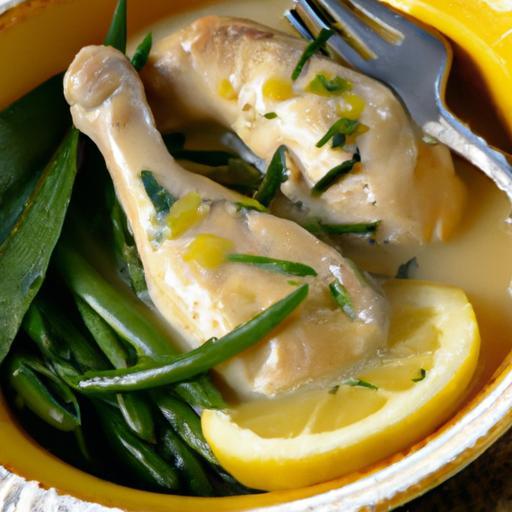 Zesty One-Pan Lemon Rosemary Chicken with Creamy White Beans