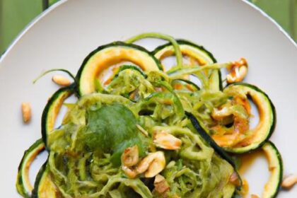 Wholesome Gluten-Free Thai Peanut Zucchini Noodles Recipe