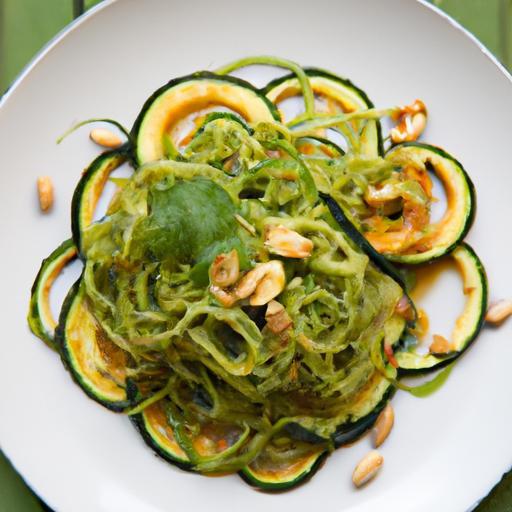 Wholesome Gluten-Free Thai Peanut Zucchini Noodles Recipe