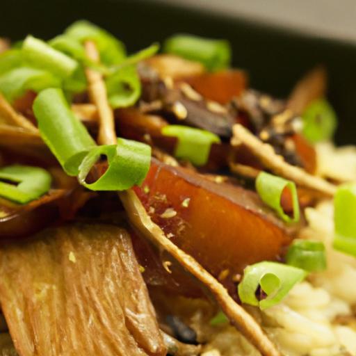 Umami Delight: Savory Oatmeal with Mushrooms & Soy Sauce