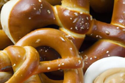 Twist & Dip: The Art of Soft Pretzel Knots with Mustard