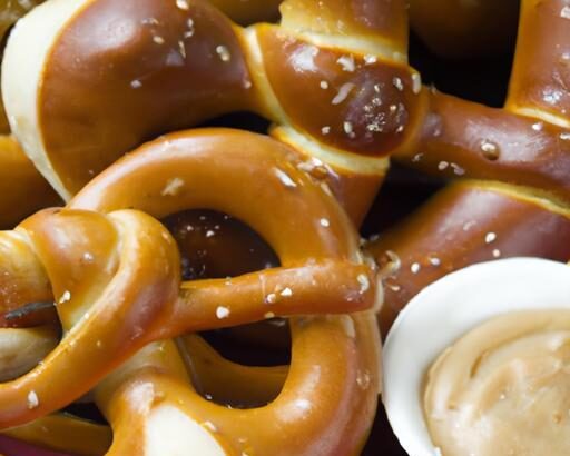 Twist & Dip: The Art of Soft Pretzel Knots with Mustard