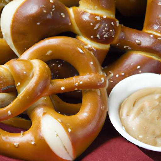 Twist & Dip: The Art of Soft Pretzel Knots with Mustard