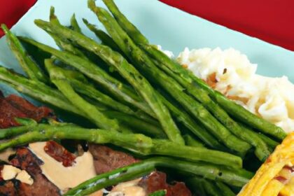 Savor Grilled Steak Paired with Lush Creamy Corn Sauce