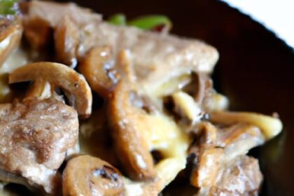 Creamy Keto Beef & Mushroom Stroganoff: Low-Carb Delight