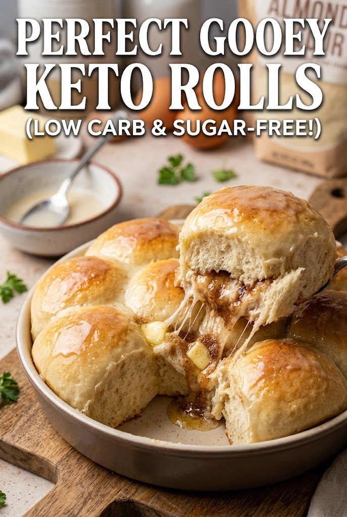 Perfect Gooey Keto Rolls
