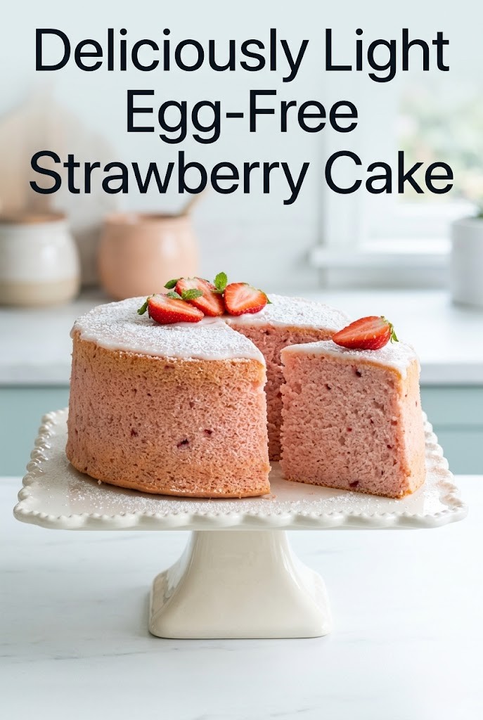 Tips for a Deliciously Light Egg-Free Strawberry Cake