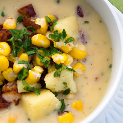 Creamy⁢ Vegan Corn Chowder with⁤ Hearty Potatoes Recipe