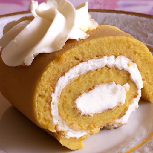 Decadent Pumpkin Roll Cake with Luscious ⁣Cream Cheese ​Filling