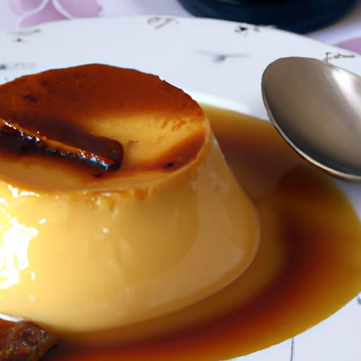Silky Egg Pudding Elegance with Caramelized Sugar Bliss