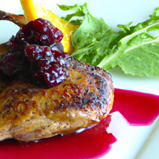 Savor Seared Duck Breast Paired with Lush Cherry Sauce