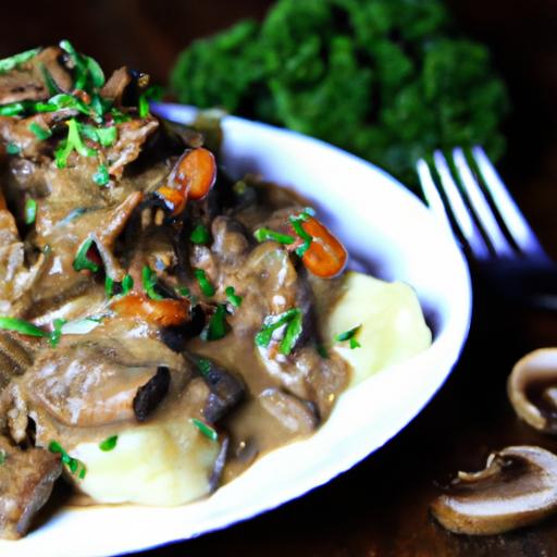 Creamy Keto Beef & mushroom Stroganoff: Low-Carb Delight