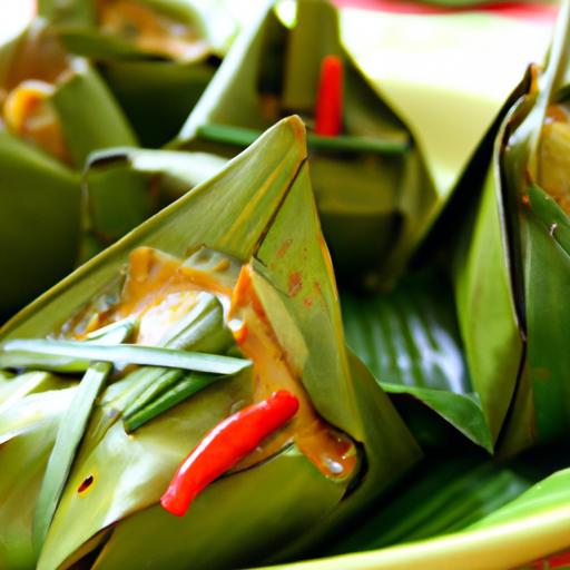 Steamed Fish Curry in Banana Leaf: A Flavorful Tradition