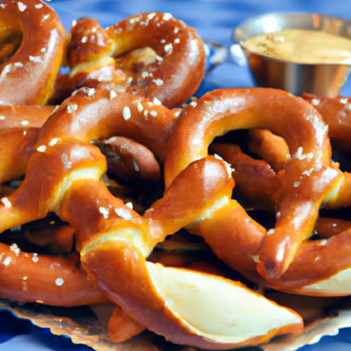 Twist & Dip: The Art of Soft Pretzel Knots with Mustard