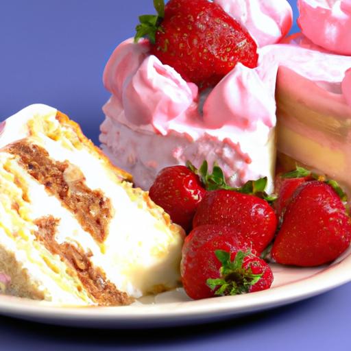 Irresistible Strawberry Crunch Ice cream Cake Delight
