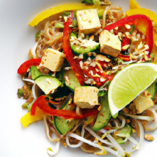 Bold & Zesty: Spicy Peanut Tofu Noodle Salad Recipe