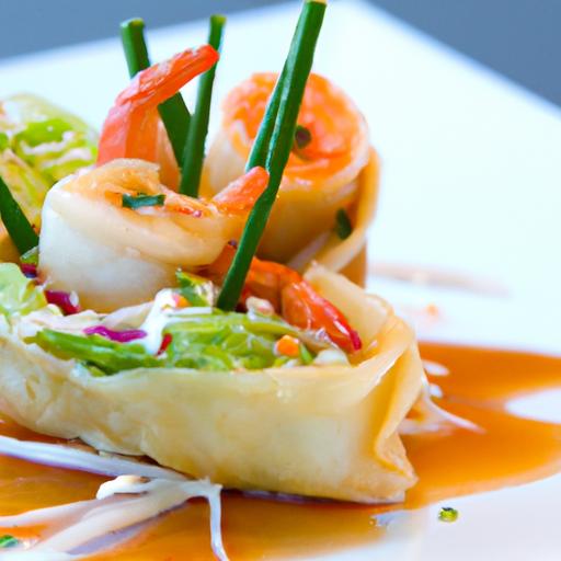 Crispy Rice Flour Crepes Filled with Savory Shrimp Delight