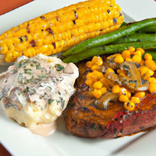Savor Grilled Steak Paired with Lush Creamy Corn Sauce