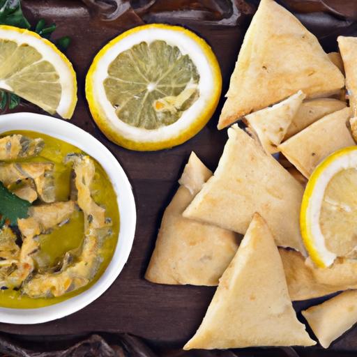 Zesty Artichoke & Lemon Dip Paired Perfectly with Toasted Pita