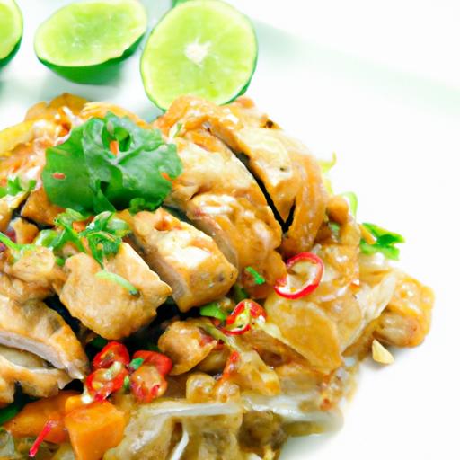 golden Crispy Pan-Fried Chicken Rice Noodles Recipe Revealed