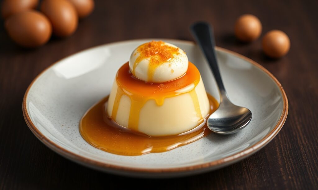 Incredible silky egg pudding with caramelized sugar bliss.