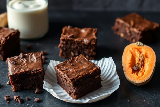 Decadent Paleo fudgy sweet potato brownies, a delicious treat.