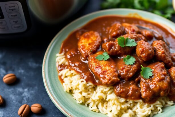 Instant Pot chicken mole recipe with bold, delicious flavors.