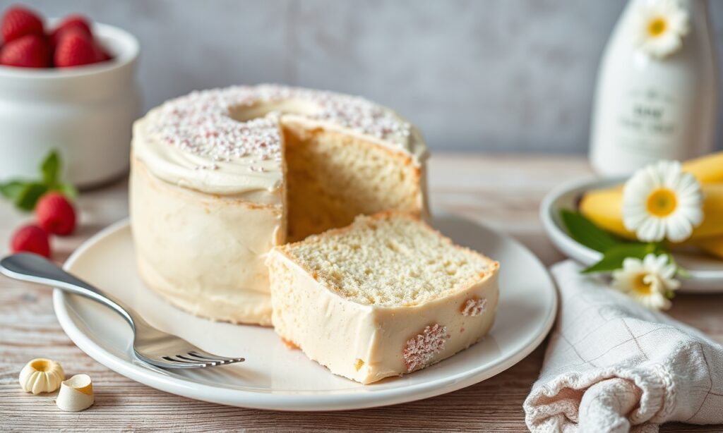 Delicious Light sugar-free vanilla pound cake, a healthy treat.