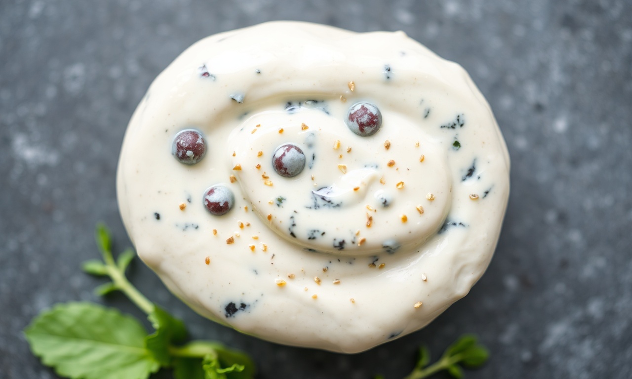 Tangy blue cheese dressing recipe for delicious dishes.
