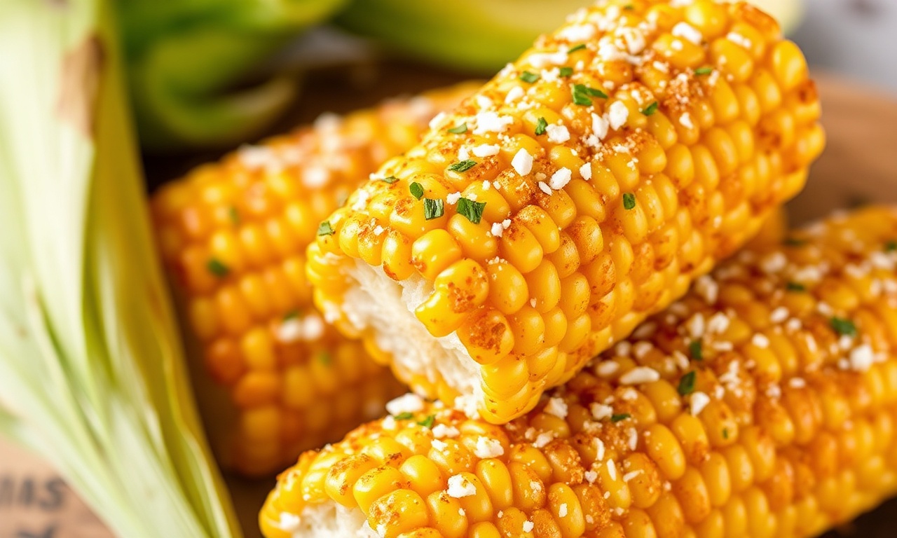 Crispy corn ribs recipe: air fryer and grilled delights.
