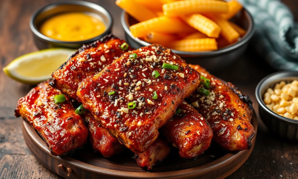 Crispy corn ribs: air fryer and grilled recipes for a delightful meal.