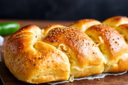 Cheesy jalapeño pull-apart bread: how to make cheesy goodness.