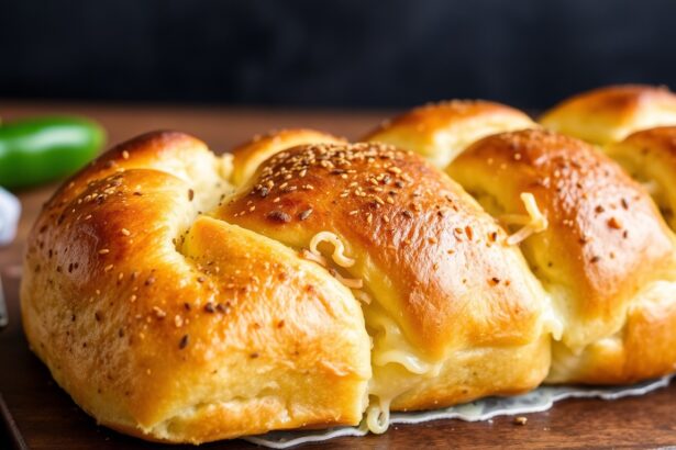 Cheesy jalapeño pull-apart bread: how to make cheesy goodness.