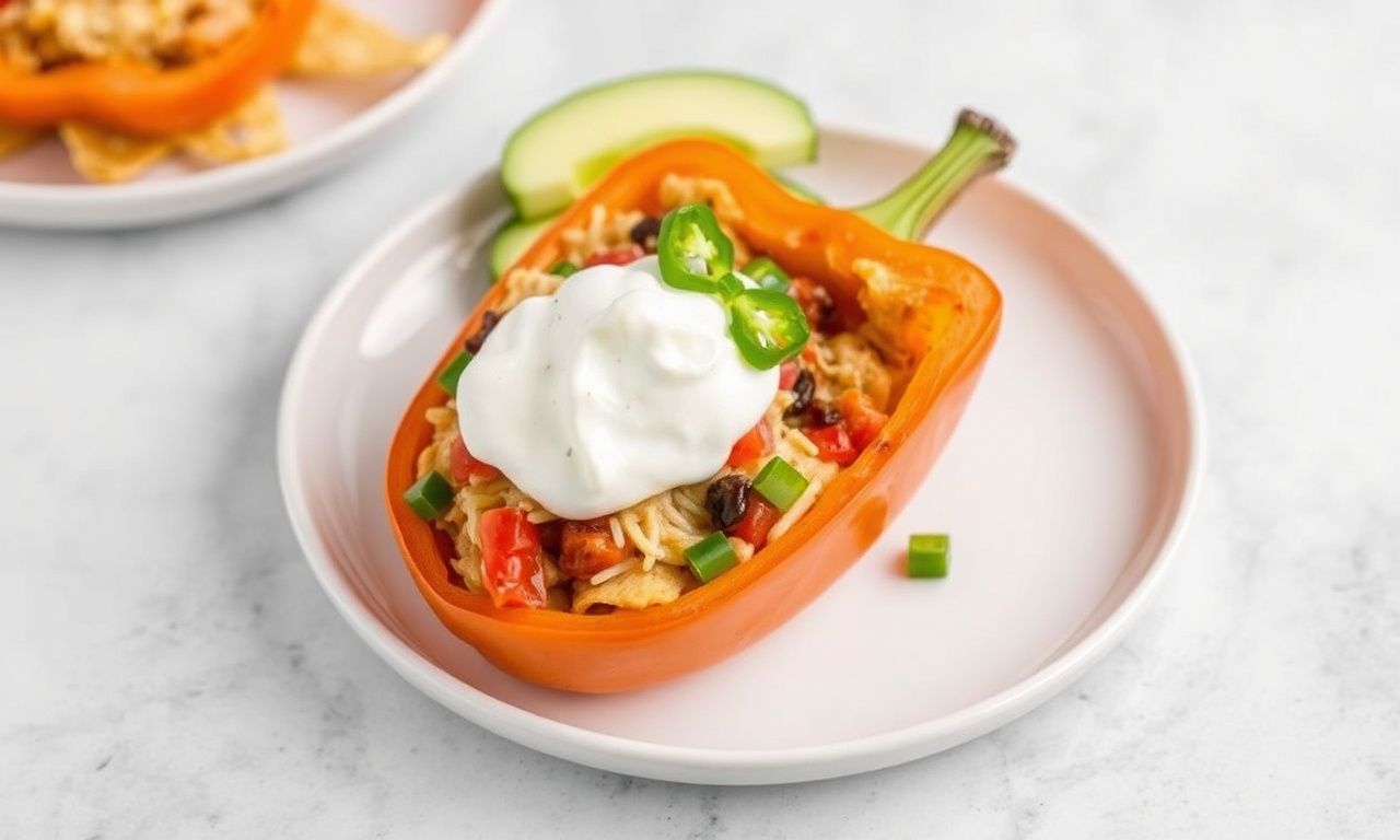 Savory turkey bell pepper nachos recipe for healthy, flavorful snacking.