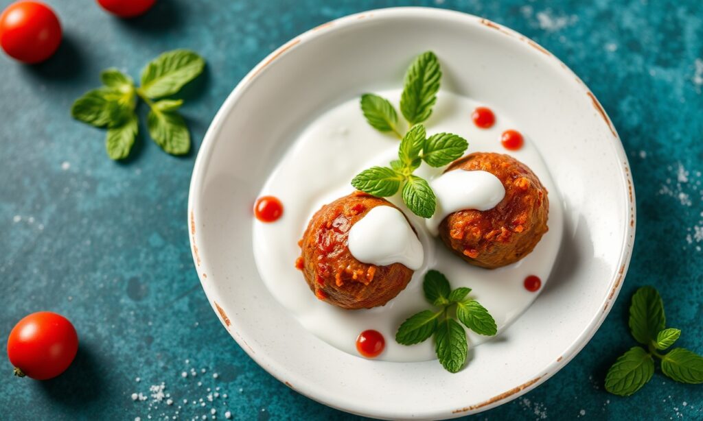 Savor lamb kofta with minty yogurt twist recipe.